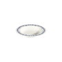 Hermia Blue Orbit Bonsai Juego de Cena de 24 Piezas en Blanco y Azul